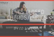 eyes closed chords